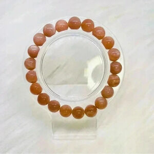 Orange Moonstone Crystal Bracelet